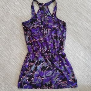 Purple mini dress